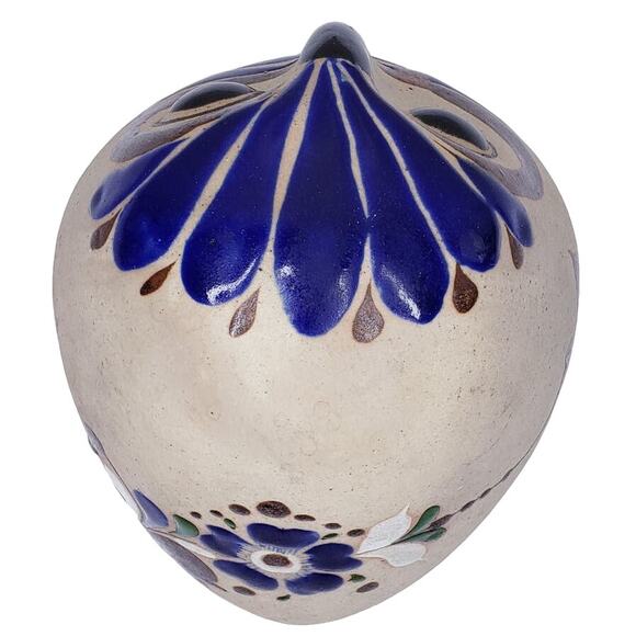 ? Tonala MEXICAN Pottery Folk Art Owl Statue Figurine 5" Tall - Picture 5 of 8